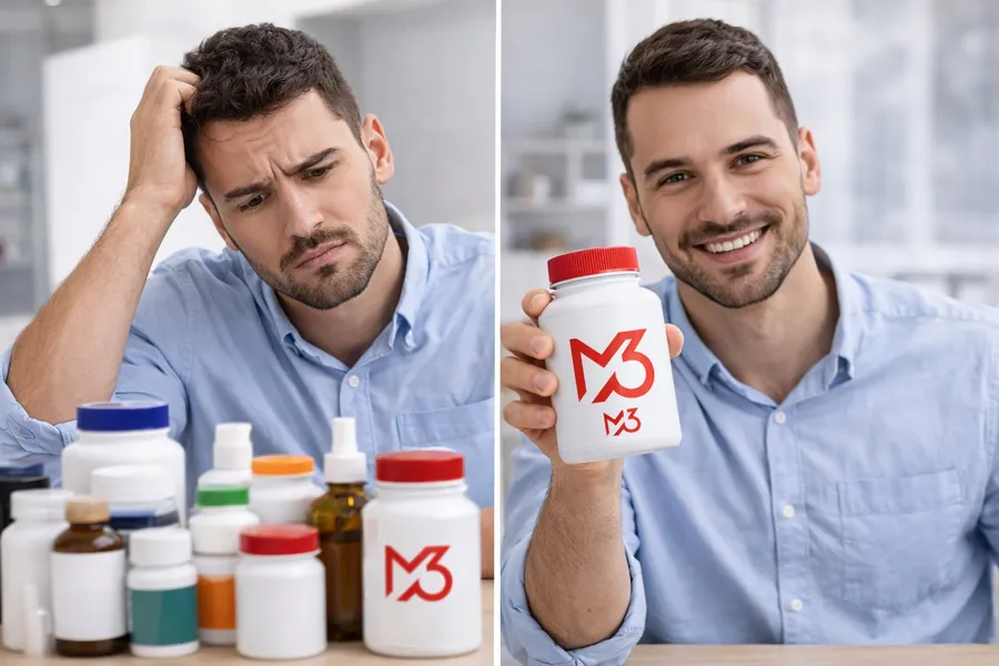 Antes e depois — empreendedor M3